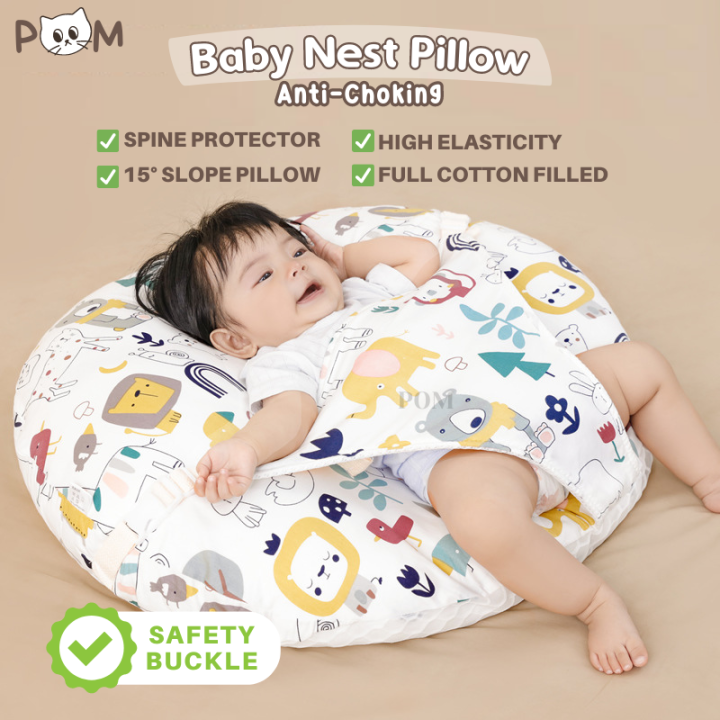 HOT Baby Nest Baby Sleep Bed Pillow POM Baby Anti-choking