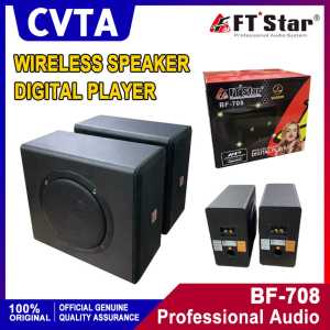 New Recommended FT Star 2 in 1 Set 8 inch 1800watts Speaker Woofer 2-Way Karaoke Speaker System Pair (Black) BF-708