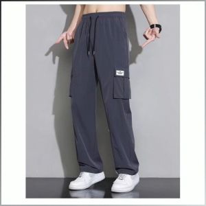 กางเกงทํางาน กิจกรรมสบายๆ กางเกงขายาว ผ่อนคลาย ขากว้าง สะดวกสบาย ตรง ผู้ชาย เล่นนอกบ้าน