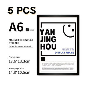 Magnetic Picture Photo Frame Certificate Magnetic Display Sticker Photo Office Adhesive Wall Frame