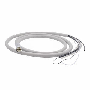 1Set Dental High-Speed Handpiece Silicone Tubing 6-Hole Fiber Optic Water-Air Hose Heat-Resistant Gray Chair Accessory