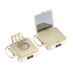 Sạc dự phòng 20000mah sạc nhanh pin dung lượng lớn có dây sạc cho nhiều điện thoại - Gutek YM817