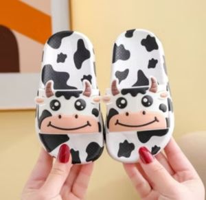 Sandal slop Anak-anak perempuan Motip Sapi Terbaru