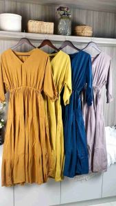 Gaun Midi Polos: Pilihan Modis untuk Hijabers