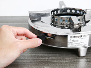 Bếp Ga BẾP CỒN mini Xếp Gọn Du Lịch Có Chắn Gió.