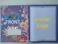 Student Portfolio cover  designs colored and designed page templates 40 pages (SOLD PER PIECE). 