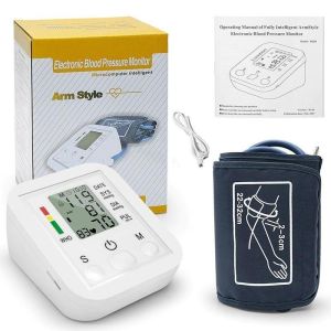 (3 Years Warranty)Blood Pressure Monitor Automatic Digital LCD Monitor Arm Blood Pressure Monitor BP Cuff Measuring