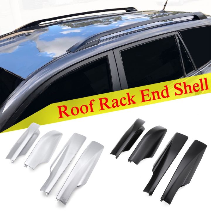 RAV4 4-Piece Black Roof Rail End Cover Set For Toyota RAV4 XA30 2006 2012 Plastic Direct K 556867 - Foto 8