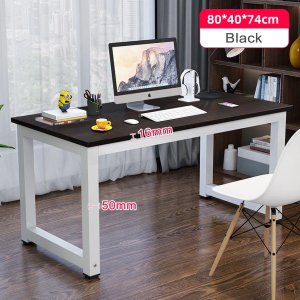 Computer Desk Desktop Table Home Study Desk Writing Table Rectangular Desk for Office Bedroom