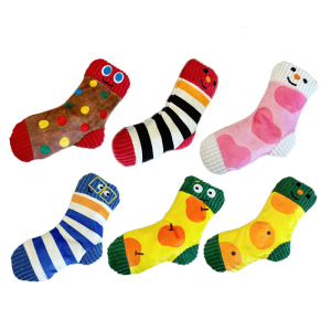 Soft Plush Sock Chewing Toy for Dog Lovely Squeaky Toy Safe Interactive Treats Feeder For Small Breeds Entertainment