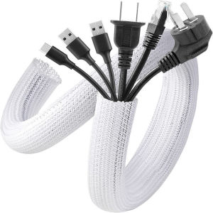 Cable Management Sleeves Wire Protectors Cable Tubing USB Cables Power Cord Protection