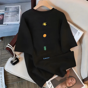 (พร้อมส่ง) T-shirt Black White เสื้อยืด Oversize ขาว ดำ วินเทจ คอกลม ชาย ญิง Cotton 100 % C083