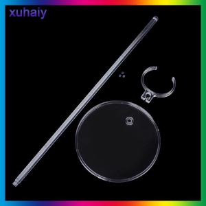 xuhaiy Doll transparent fixed foot plastic standing display stand card waist stand