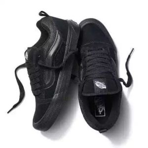 Vans KNU Skool MiD black/white sneakers for men and women 100% 0riginal