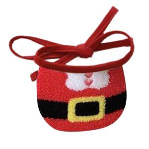 Cat Dogs Saliva Towel Christmas Theme Collar Cat Dogs Bandana Tie Neck Strap Scarf Accessories for Kitten and Puppies