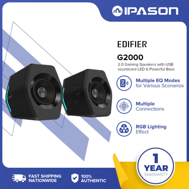 Edifier Hecate G5000 Gaming Speaker Subwoofers With RGB 11 Strips