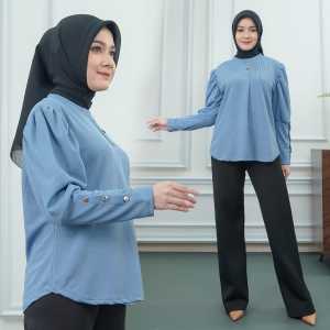 ATASAN WANITA KNIT RAJUT KAOS OVAL LENGAN PANJANG ORIGINAL SIZE L XL XXL BISA BUAT SERAGAMAN