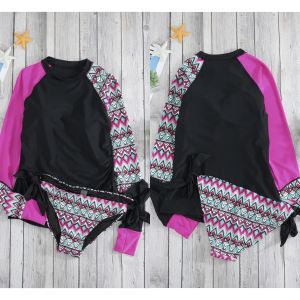 Rash Guard Women Long Sleeve Half Sleeve Swimwear Swimming Attire