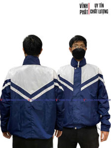 Áo Khoác Đồng Phục Học Sinh Cấp 123- Áo Khoác Gió Học Sinh Chất Micro Chống Thấm Cao Cấp-Hình Thật