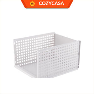 【COZYCASA】Modular Retractable Shelf / Storage Rack Drawer Clothes Closet Wardrobe organiser