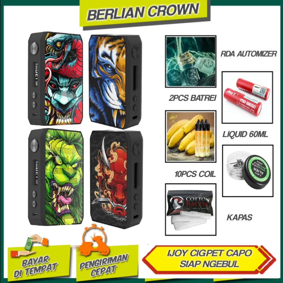 ijoy cigpet capo box mod 126w IJOY CIGPET CAPO 126W Box Mod