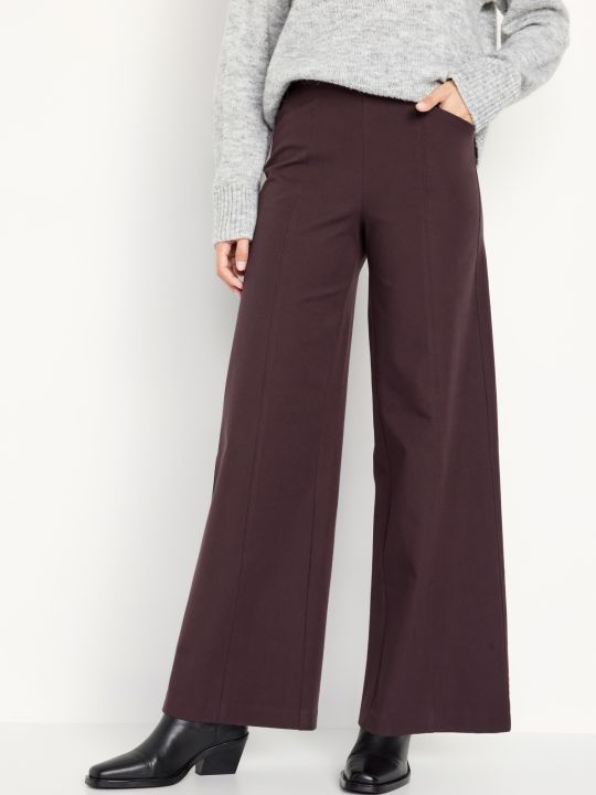 Old Navy Women's High-Waisted Pull-On Pixie Wide-Leg Pants Lazada PH