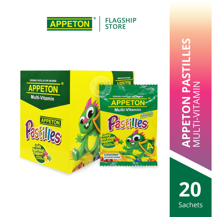 APPETON Kids Multi-Vitamin Pastilles for Children Daily Nutrition ...