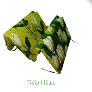 cover/sarung kasur resleting busa lipat 4 tebal 10cm size 90100120145160180