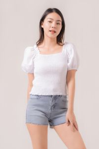RIMINI - Atasan Wanita Blouse Holiday Sabrina XS-XL - Orla Sleeves Top 524308