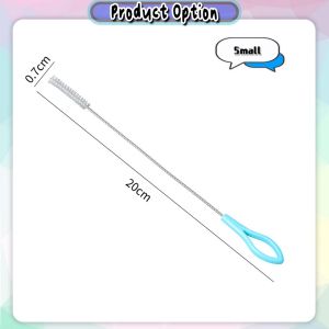 [iRojak] Bendable Straw Brush Cleaner Long Straw Cleaning Brush Lotus Brush 吸管刷 莲藕刷 Berus Starw - KW101