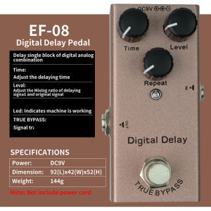 Bansid Electric Guitar Pedal Vintage Overdrive/Distortion Crunch/Distortion/US Dream/Classic Chorus/Vintage