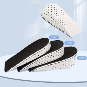 MIYIO 1Pair Women Men Breathable Comfort Multi Purpose Insoles Height Increase Insoles