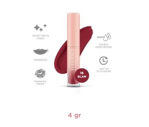 Hanasui Mattedorable Lip Cream /Lipstick Wanita/ Lipstick dual function bibir blush on lip and cheek