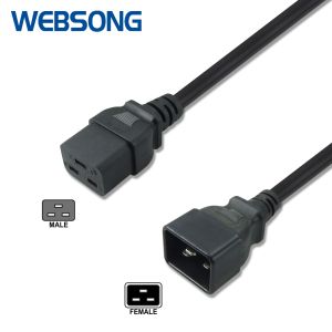 Kabel Power Server C19 C20 1.8M OD8.0 2500Watt High Quality WEBSONG