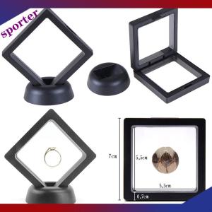 Sporter กล่องใส่3D สีดำขนาด70x70มม. พร้อมขาตั้ง