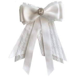 Blouse Collar Pin Jk Tie School Shirt Bow Tie Bows Tie Sweet Long Ribbon Bowtie Brooch Bow Tie