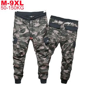 Mens Camouflage Sweatpants Plus Size 10xl 9xl Joggers Men Trousers Hip Hop Green Camo Pants Cotton Sportswear Man