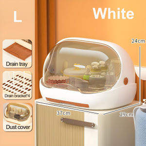 Baby Feeding Bottle Storage Box Dustproof Baby Bottle Storage Box Tableware Cupboards Container