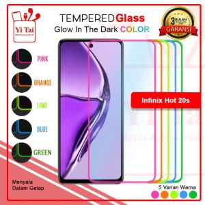 YITAI - Glow In The Dark Tempered Glass Infinix Hot 20S