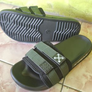Sandal Slop Pria Karet Sendal Selop Anti Licin Tahan Air Premium model velcro