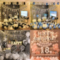 [จัดส่งฟรี] ของขวัญฟรี Happy Birthday balloon birthday decoration full set ปาร์ตี้สุดโรแมนติก ผนังพื้นหลัง ส่งปั้มลม Happy Birthday Set ลูกโป่งเซตลูกโป่งวันเกิด ปาร์ตี้วันเกิดบอย ตกแต่งงานปาร์ตี้. 