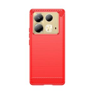 Carbon Fiber Case For Infinix Note 40 Pro Plus Pro+ ProPlus 40Pro 40ProPlus Note40 4G 5G 2024 Casing Matte Soft Anti Fingerprints Shockproof Full Protect TPU Silicone Cover