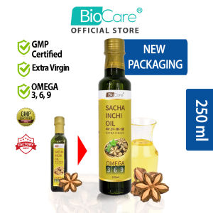 BioCare Extra Virgin Sacha Inchi oil 250ml-Omega 3 6 9