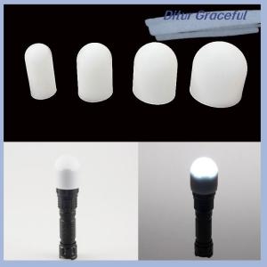 Ditur Silicone Elastic Flashlight Diffuser Lampshade Lamp Shade Flashlight Cover Φ28xΦ25x45 Φ35xΦ32x45 Φ41xΦ39x45