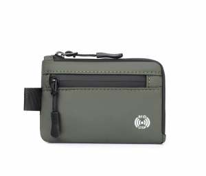 BECORATE Anti-theft Brush RFID Card Holder Zipper Coin Purse Earphone Change Small Pouch Car Key Case ID Card