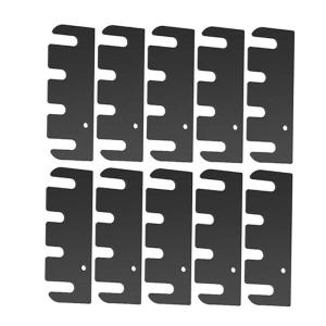 10pcs dễ dàng liên kết Bộ dụng cụ sửa chữa Bản lề cửa shims sửa chữa lỏng bản lề bản lề kim loại miếng Chêm tấm cho cửa liên kết lâu dài
