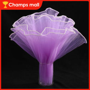 4 Yard/Bag Pearl Wave Yarn Fresh Flower Wrapping MeshBouquet Gift Packaging Material For Flower Shop