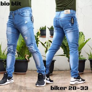 CELANA JEANS BIKERS SOBEK PRIA TERBARU PRIA PANJANG BAHAN JEANS BERKUALITAS - HARGA TERJANGKAU TERBARU SLIMFIT PENSIL STREET - JEANS PANJANG TERBARU - JEANS SLIM STREET DISTRO GOOD QUALITY JEANS PREMIUM TERBARU KEKINIAN