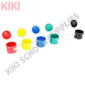 KK 1/5PCS 6 Colors Acrylic Paint Set Watercolor Poster Paint Brush Pen Drawing Painting Kids Art Supplies