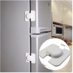 Baby Safety Lock Refrigerator Lock Child Anti-clamping Cabinet Door Lock Door Stopper Freezer Lock